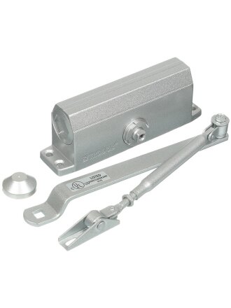 Доводчик дверной Trodos, TD-80, -35°C + 60°C °C, до 80 кг, серебряный, 272010