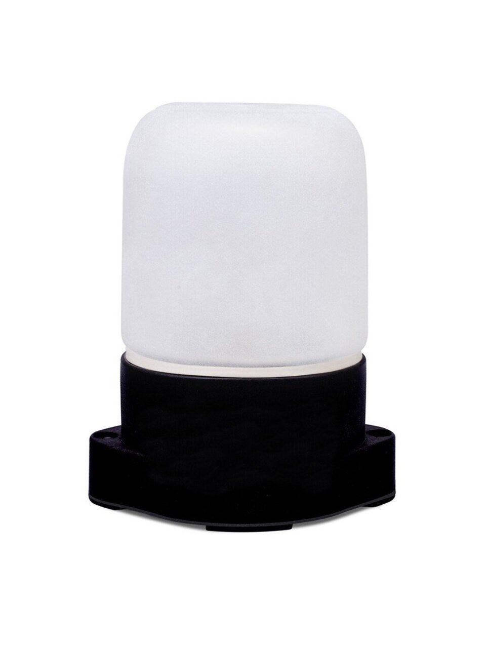 Светильник для бани, General Lighting Systems, GCF-SNP-60-E27-IP65-W,4377, 60 Вт, E27, на 1 лампочку, IP65, НПБ-400, КСС-001, 230В, пластик, черный, 437785