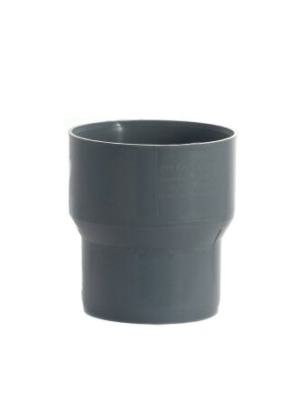 Переход канализационный 124х110 мм, Мультимирпласт, с чугуна на пластик, полипропилен, ЧК/ПП ВК 124/110