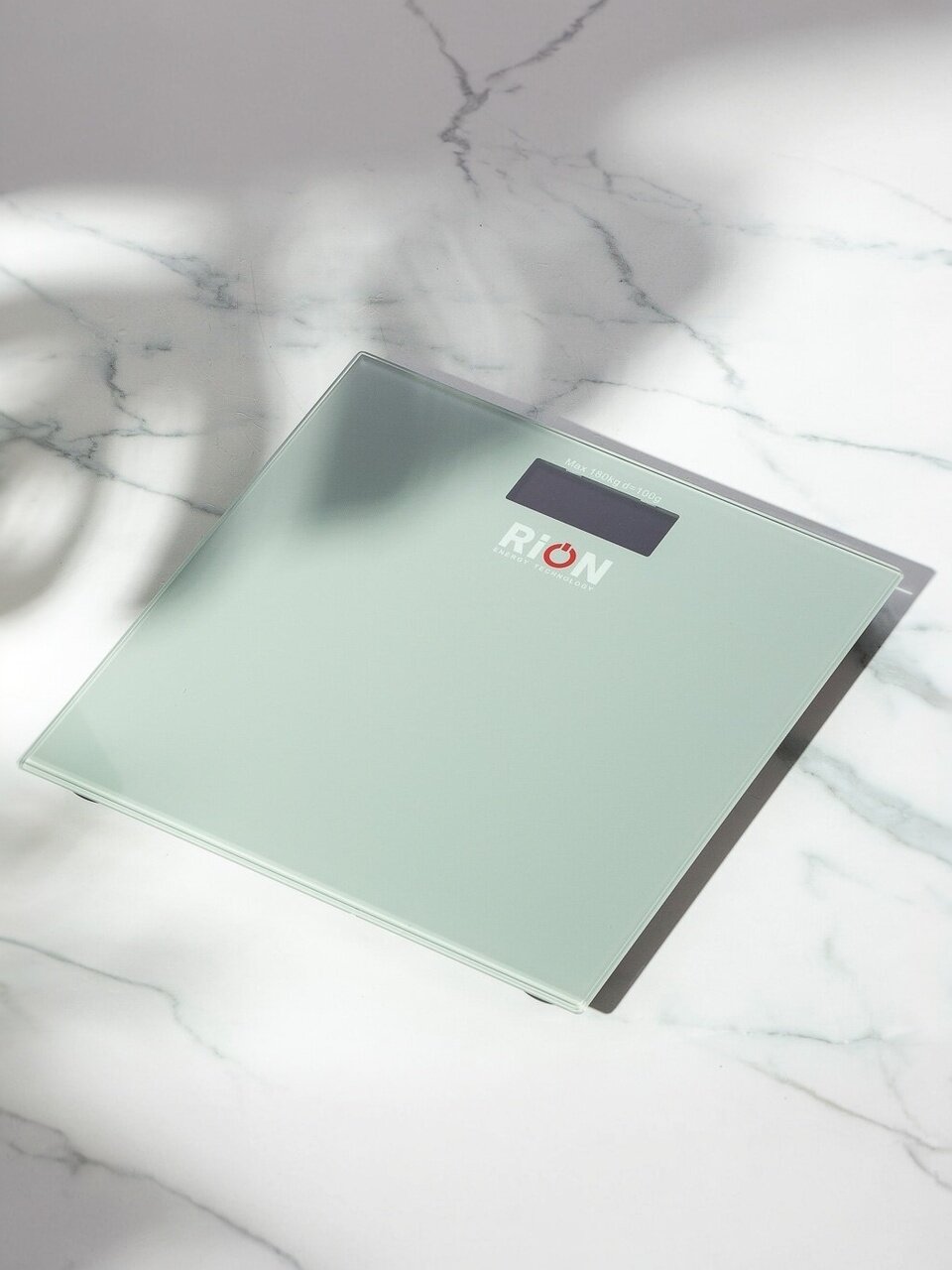 Весы напольные электронные, Rion, BB-501-1, стекло, до 180 кг, LCD-дисплей, белые