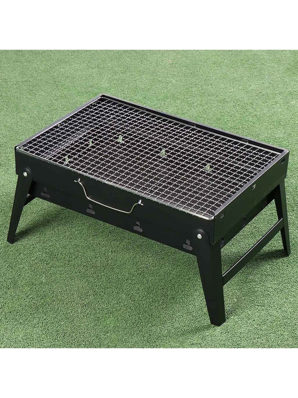 Мангал 430х280х225 мм, 0.6 мм, разборный, с решеткой, сталь, T2022-7064