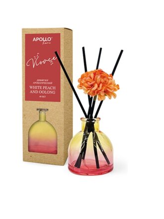 Аромадиффузор Apollo, 40 мл, White peach & oolong, Vivace, D-VVW-40