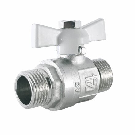 Кран для воды, 1/2'', ш-ш, ручка-бабочка, STI