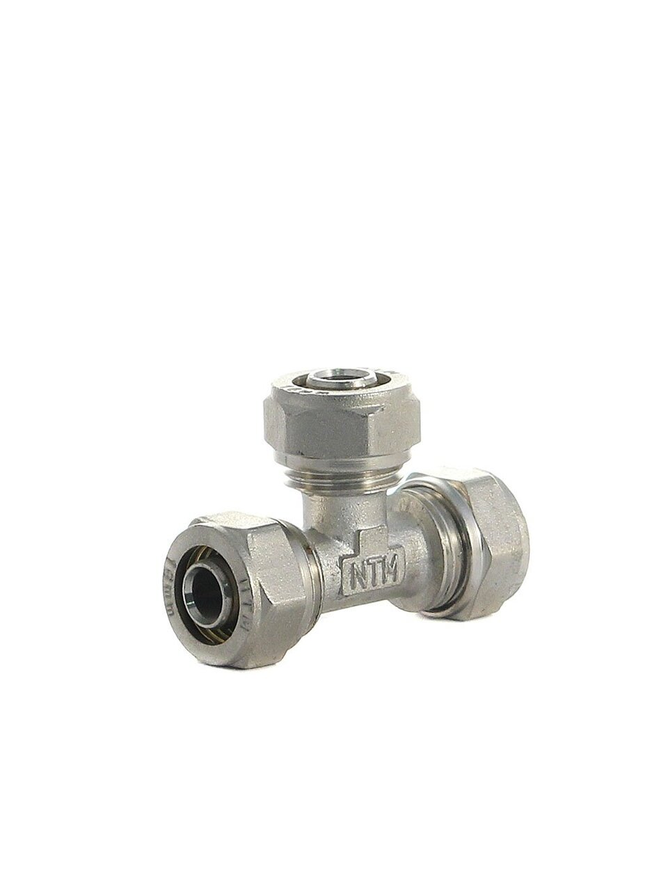 Металлопластиковый тройник d16 мм, с цангой, Frap, F303.1616