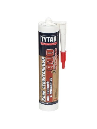 Жидкие гвозди Tytan, №910, 440 г, для панелей и молдингов, строительные, 16523