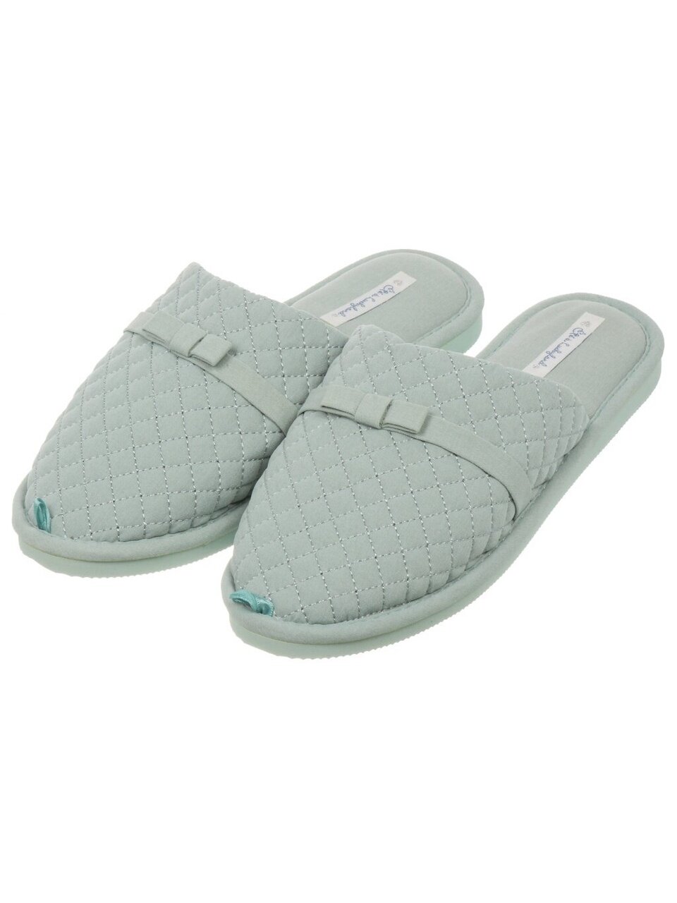 Тапки для женщин, полиэстер, в ассортименте, р. 40, закрытые, 3808W-CH-C