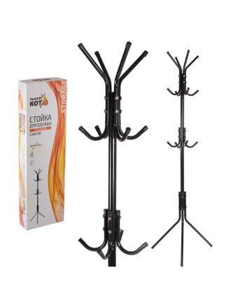 Вешалка-стойка напольная Рыжий кот, сталь, 8 кг, 005433, трубки d 32х19х16 мм