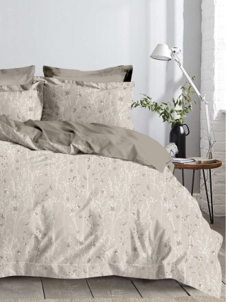 Постельное белье 1.5-спальное, простыня 145х215 см, 1 наволочка 70х70 см, пододеяльник 145х215 см, Майская ночь, микросатин, Нежность, SJT2501-6