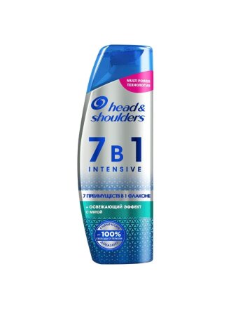 Шампунь Head & Shoulders, Intensive, против перхоти, 270 мл, Освежающий эффект с мятой