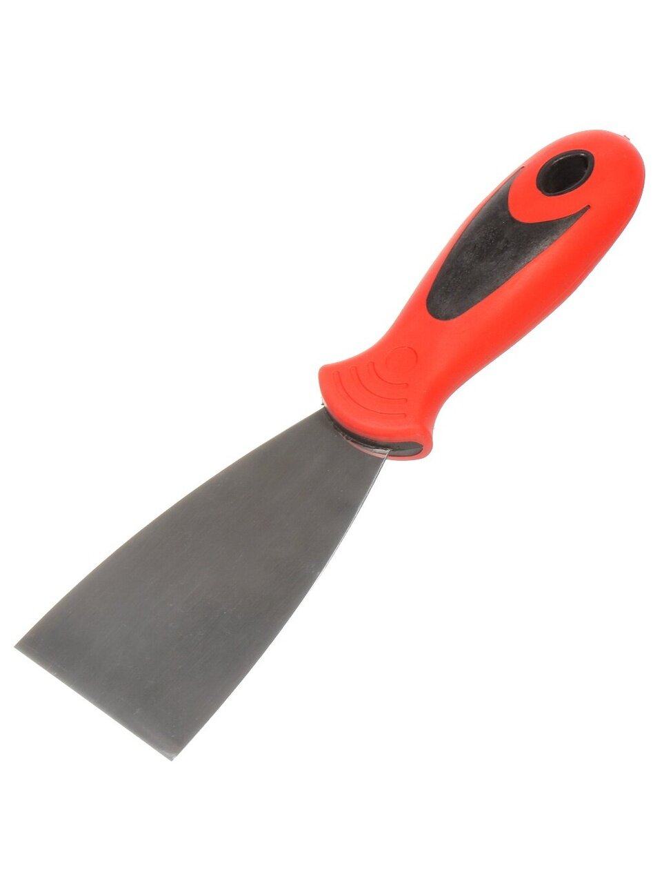 Шпатель нержавеющая сталь, 60 мм, прямой, шорт, рукоятка пластик, Bartex, 27700409525