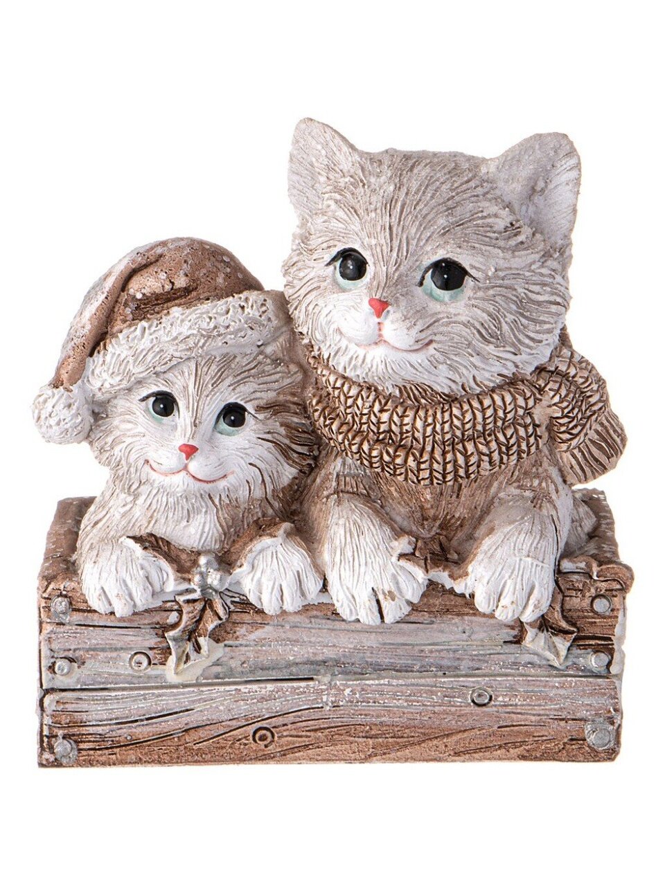 Статуэтка полистоун, Котики, 8х7.5х8.5 см, Lefard, 162-1249