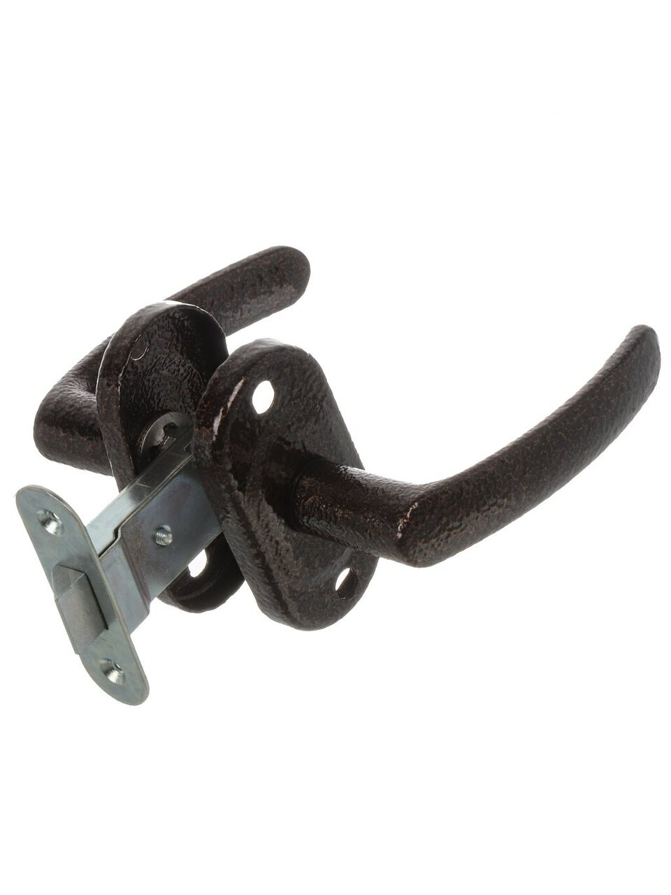 Защелка врезная, Омега, ЗЩ2.06, 00-00006380, коричневая