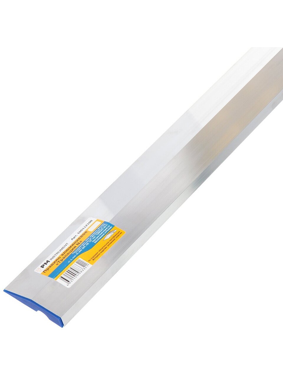 Правило строительное 2 м, трапеция, 2 ребра жесткости, алюминий, Bartex, 100112200