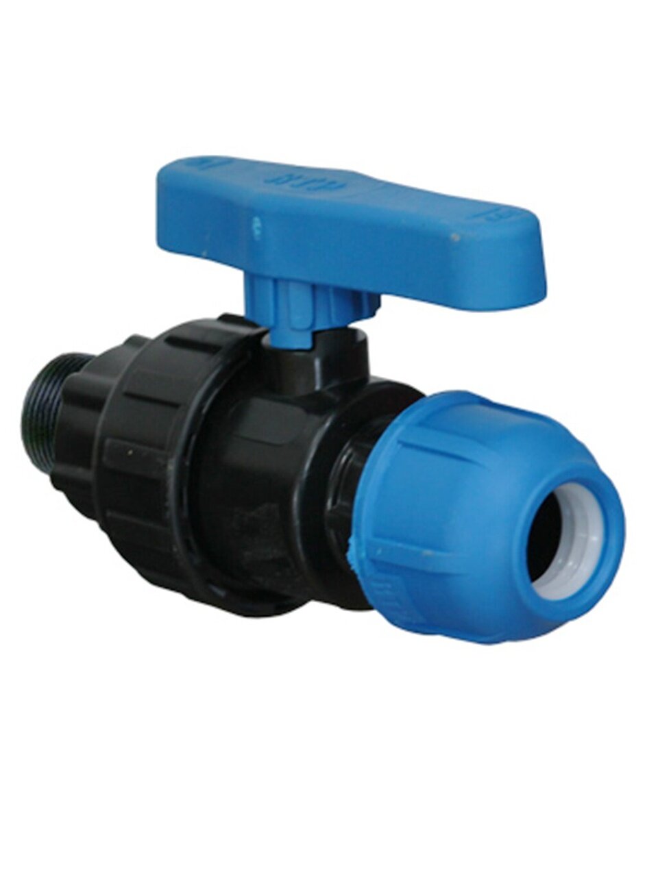 ПНД кран d25х3/4", наружная резьба, РосТурПласт