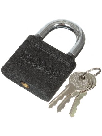 Замок навесной Trodos, ВС-HG45-60, 210012, коробка, цилиндровый, 3 ключа