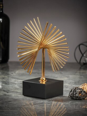 Фигурка декоративная металл, 9х29 см, золото, Y6-10445