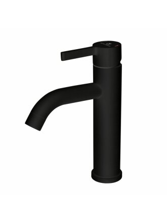 Смеситель для раковины, Gota Rocio, Black&White, с картриджем, черный, 016084-GOTA