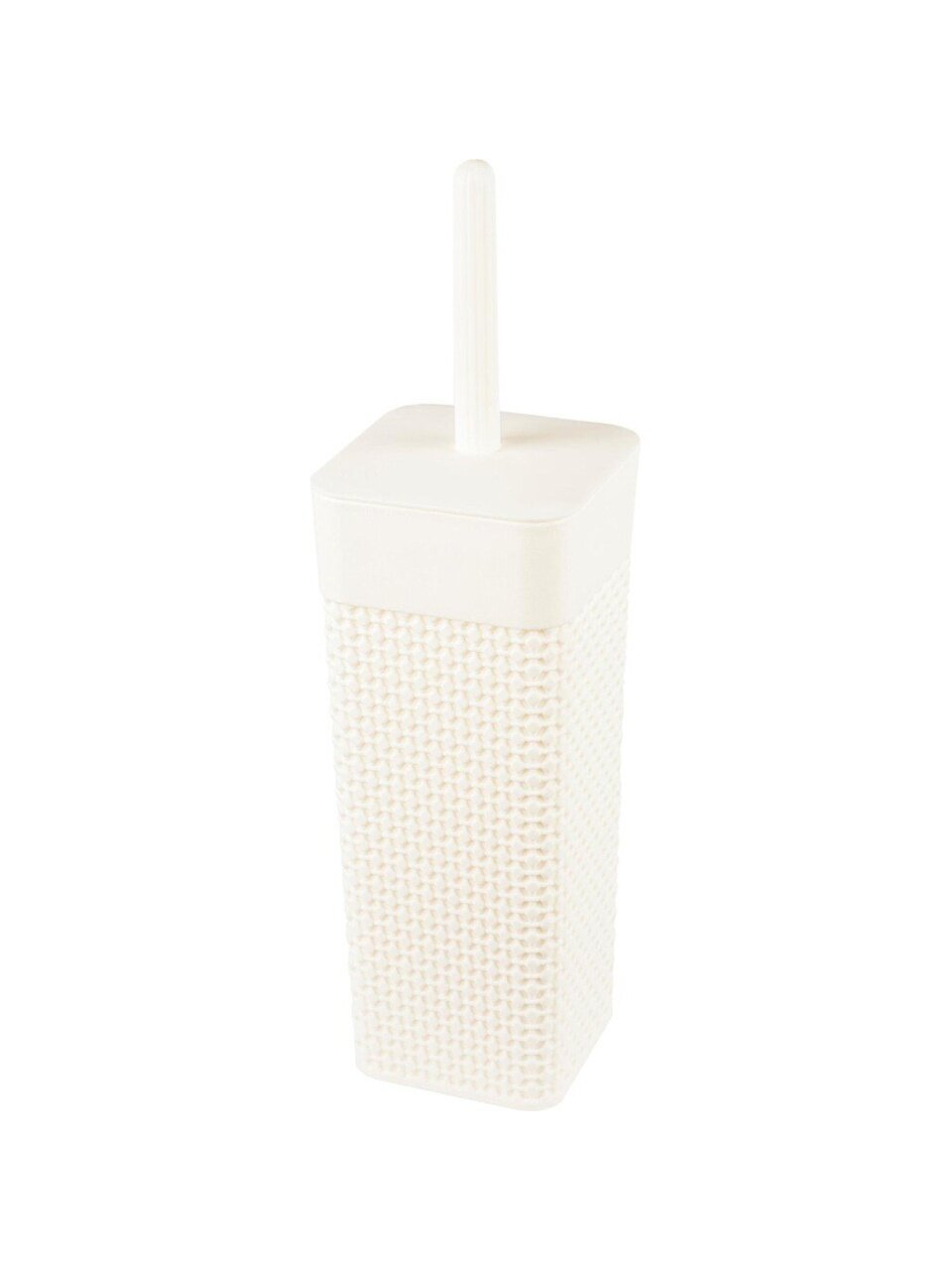 Ерш для туалета Plast team, WC OSLO, напольный, 10.4х10.4х36.5 см, пластик, молочный туман