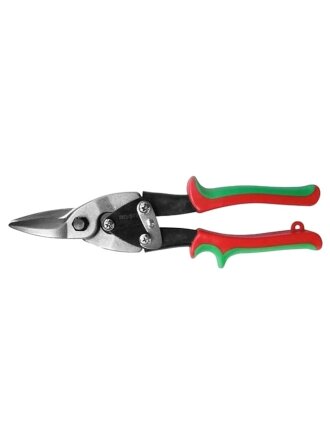 Ножницы по металлу 250 мм, прямой рез, двухкомпонентная ручка, толщина резки 1.5 мм, Волат, 18010-25