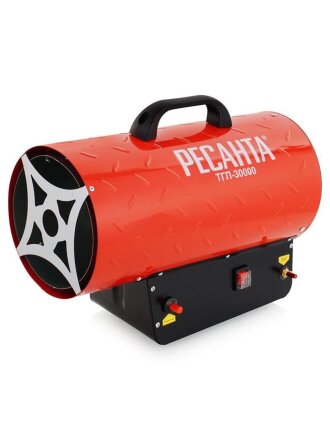 Пушка тепловая газовая, Ресанта, ТГП 30000, 33 кВт, 1000 м³/ч, 1 режим, 67/1/15