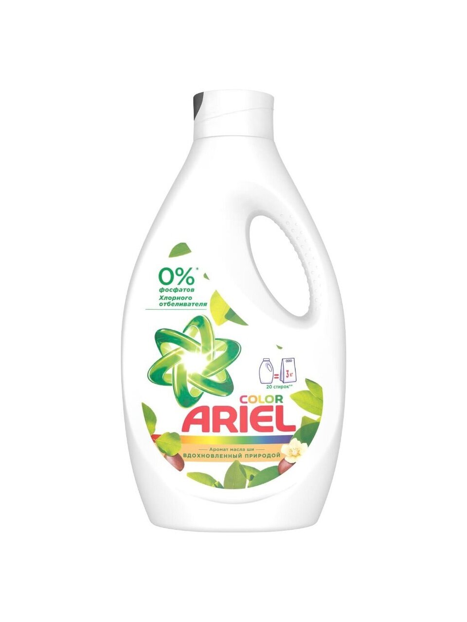 Гель для стирки Ariel, 1.3 л, для цветного белья, Масло Ши