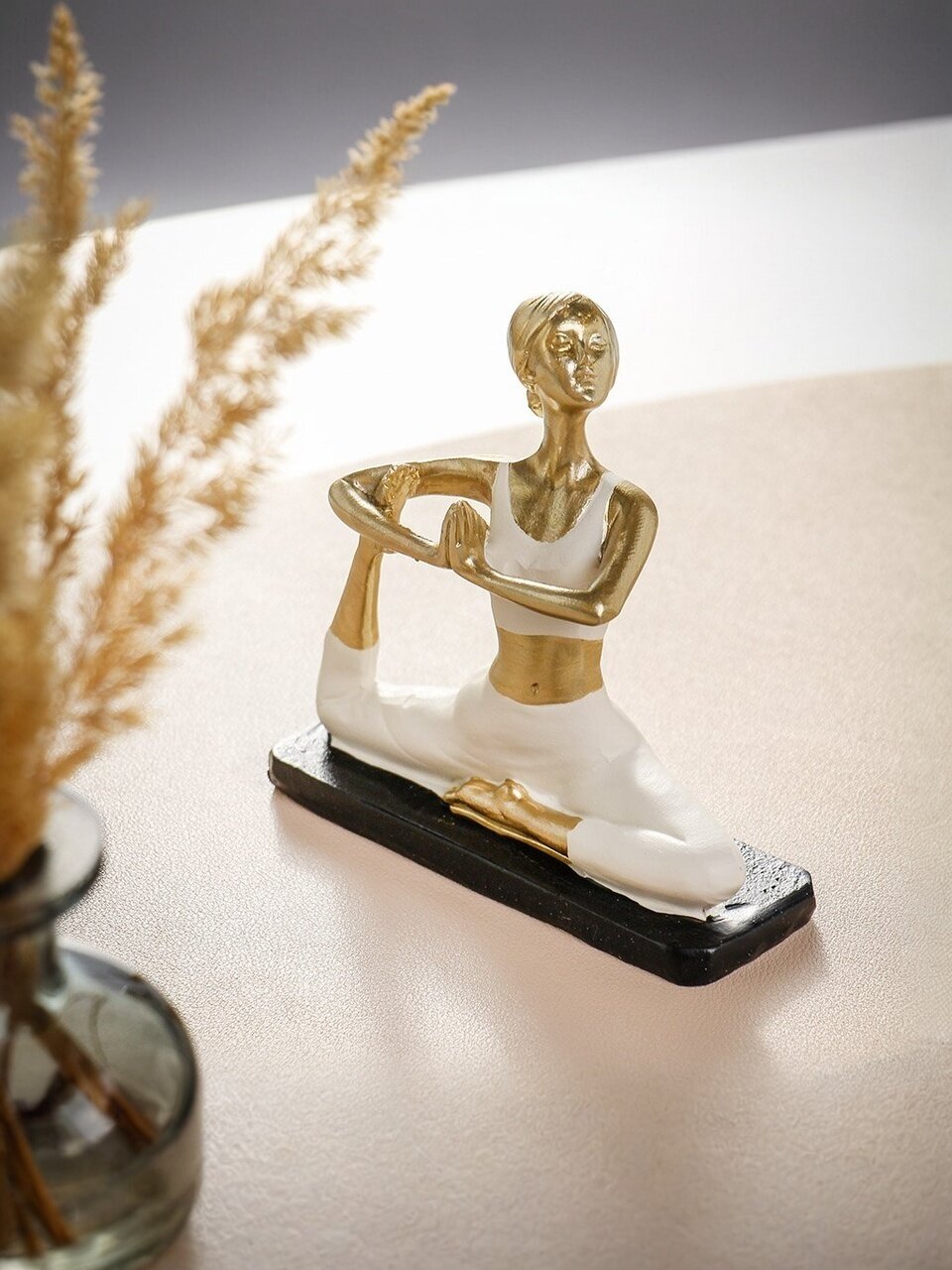 Фигурка декоративная полистоун, Йога, 10.5х4.5х10 см, A020258