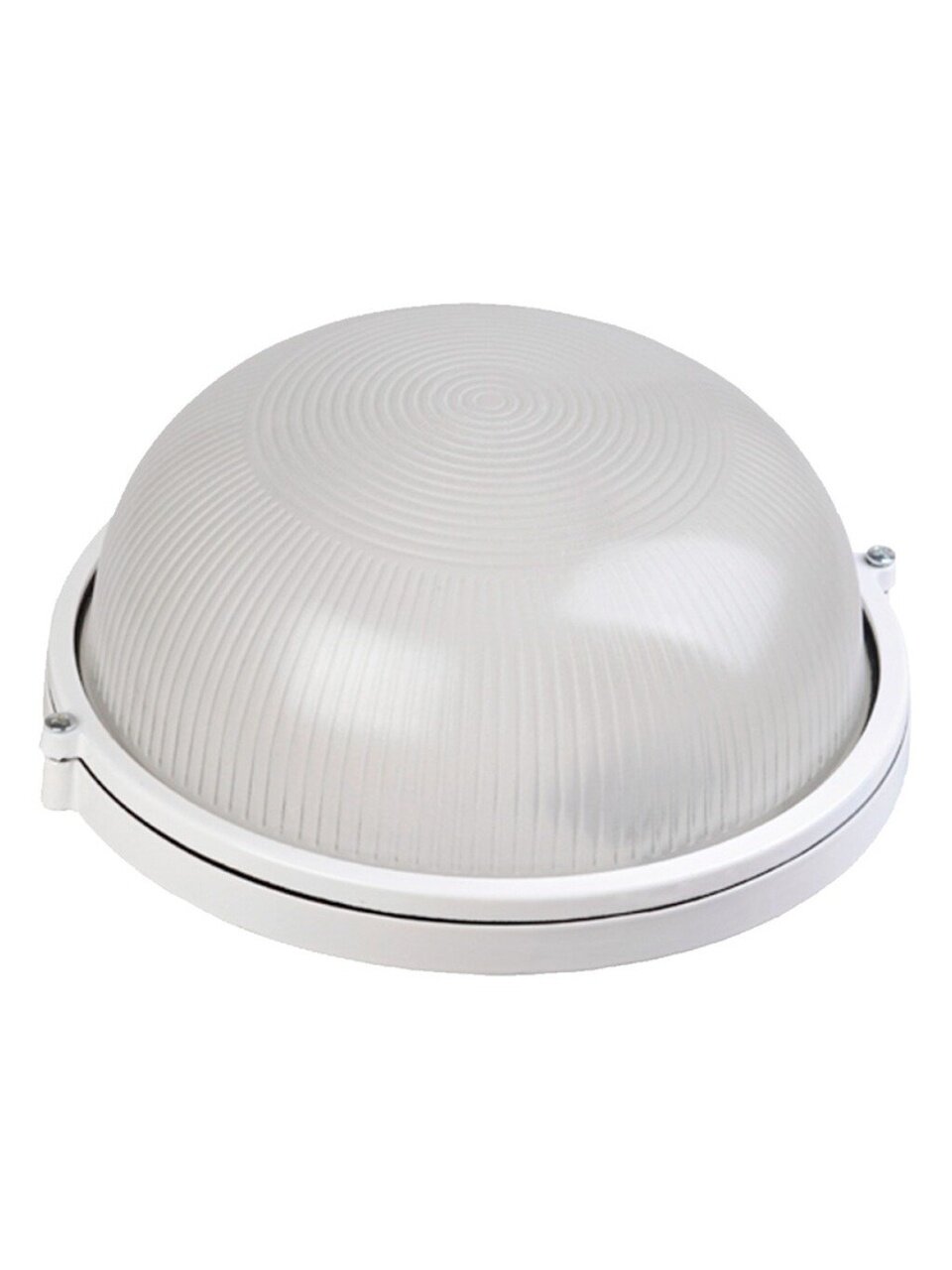 Светильник под лампу General Lighting Systems, ЖКХ 1301 НБП/НПП, 60 Вт, E27, на 1 лампочку, IP65, 19х17.6х8.2 см, без решетки, оцинкованный, белый, GCF-O-E27-60-IP65