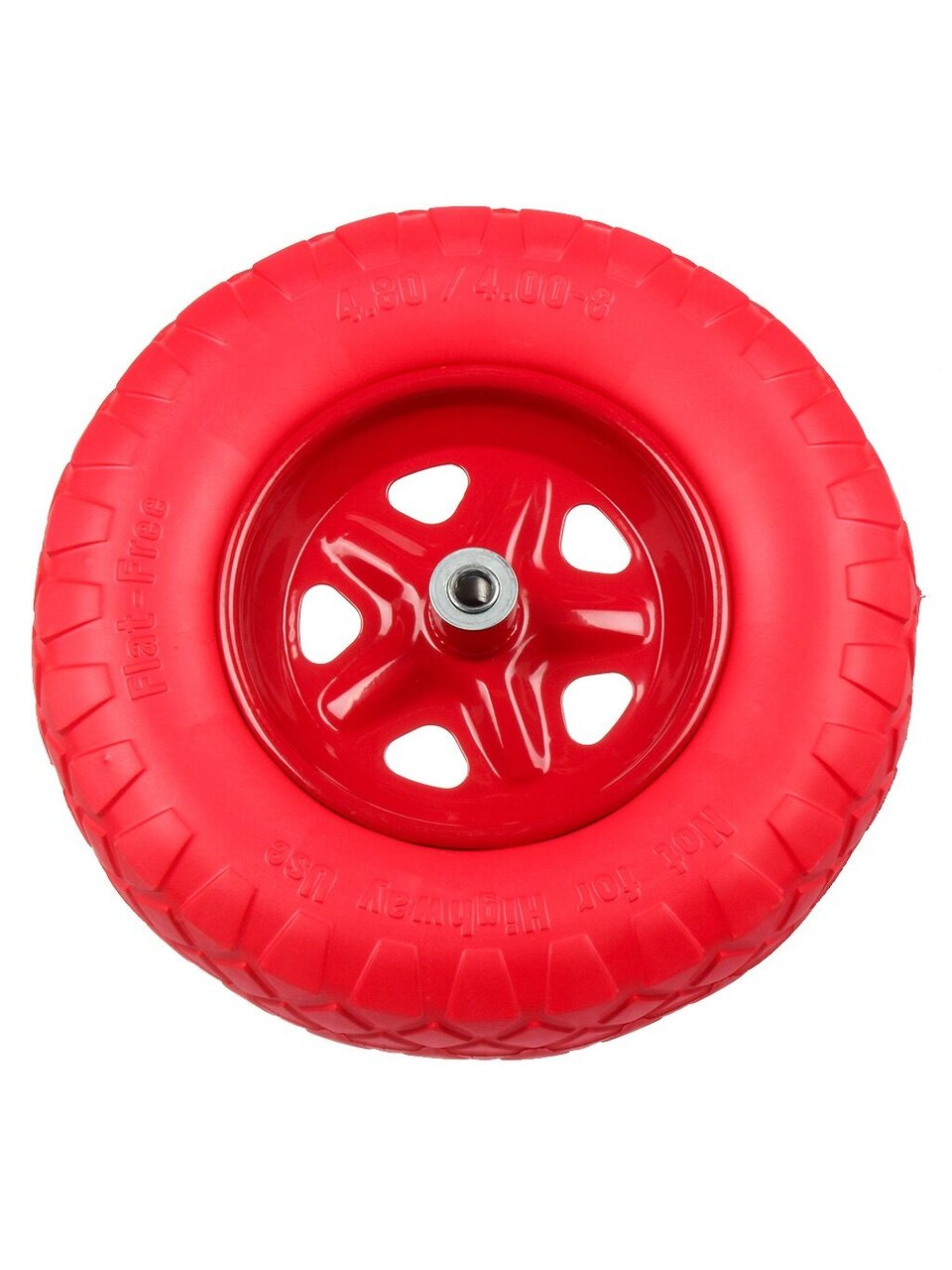 Колесо полиуретан PU, D 85, 4.80-4.00-8, втулка D16 мм