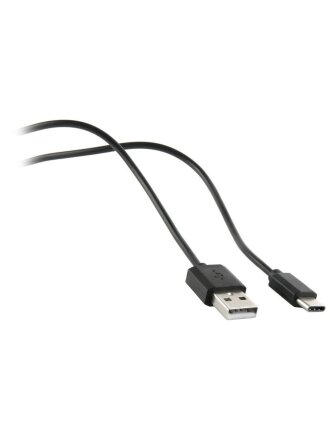 Кабель USB, Red Line, USB Type-C, 1 м, черный, УТ000010553