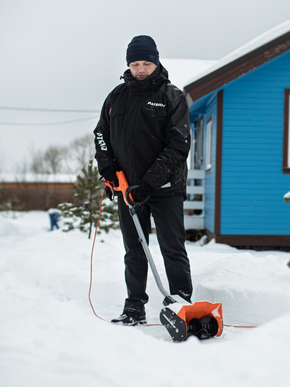 Снегоуборщик электрический, Patriot, PS 1500 E, 1.3 кВт, 28х15 см