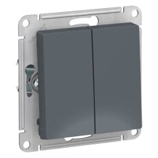 Механизм выключателя 2-кл. СП AtlasDesign 10А IP20 (сх. 5) 10AX грифель SchE ATN000751 Механизм выключателя 2-кл. СП AtlasDesign 10А IP20 (сх. 5) 10AX грифель SchE ATN000751