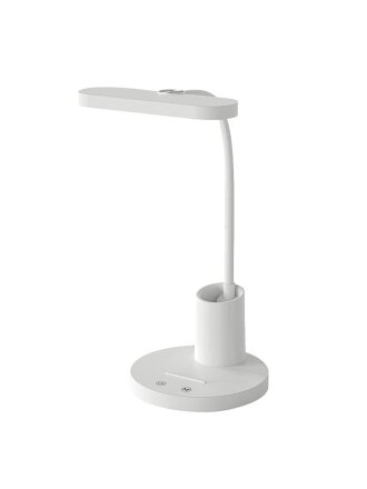 Светильник настольный сенсорный, 10 Вт, белый, белый, Uniel, ULM-D603 3000-6000K/DIM WHITE, UL-00011, с подставкой