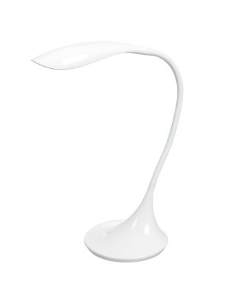 Светильник настольный сенсорное включение, 5 Вт, белый, абажур белый, Camelion, KD-772 C01, 11673