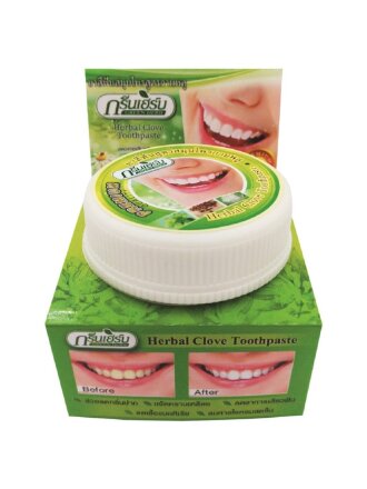 Зубная паста Green Herb, Отбеливающая, 25 г