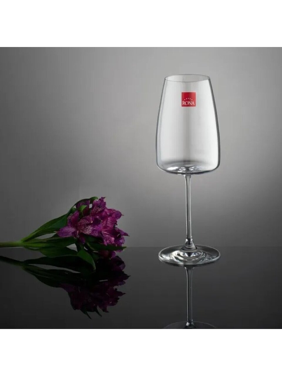 Бокал для вина, 420 мл, хрустальное стекло, 6 шт, Rona, Lord, 63212