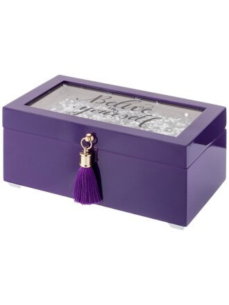 Шкатулка для украшений, МДФ, 21х13х10 см, 06-259