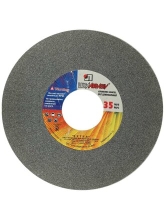 Круг шлифовально-точильный LugaAbrasiv, 63C/64C, диаметр 300х40 мм, посадочный диаметр 127 мм, зернистость 40, зеленый, O,P,Q 35 м/с V