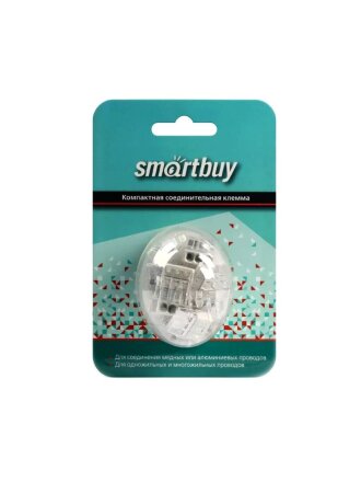 Клемма монтажная, 3 отверстия, 20 шт, Smartbuy, SBE-pwco-3-rp