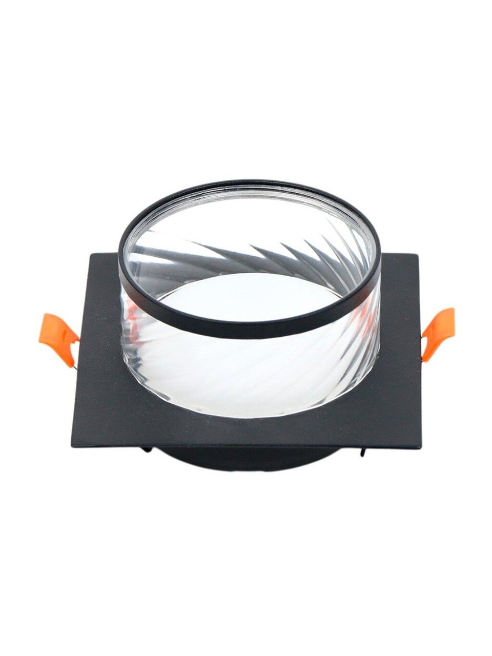 Светильник встраиваемый Элегия, GX53, квадратный, черный, General Lighting Systems, GCL-GX53-H38