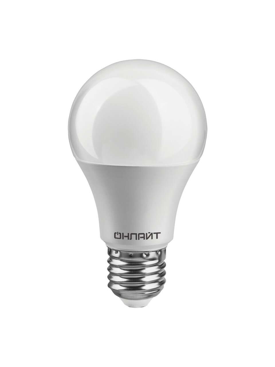 Лампа светодиодная E27, 10 Вт, 75 Вт, груша, 2700 К, теплый белый свет, Онлайт, 71649/82909