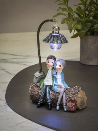 Фигурка декоративная полистоун, Парочка, 11.5х8х19 см, в ассортименте, Y4-9095