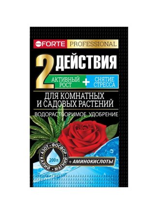 Удобрение для комнатных и садовых растений, минеральное, гранулы, 100 г, Bona Forte