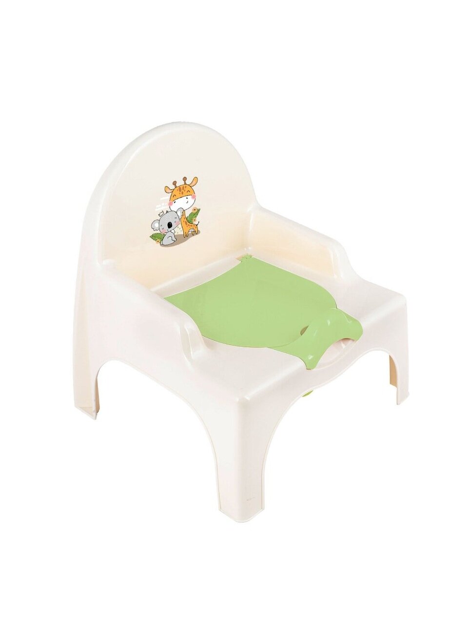 Горшок-стульчик детский с крышкой, Полимербыт, Giraffix, 431385000