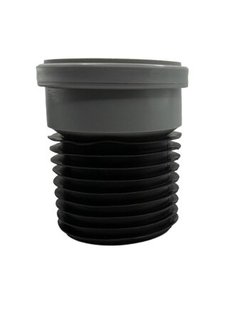 Муфта канализационная 110 мм, РосТурПласт, вставная, полипропилен, черная, 33484