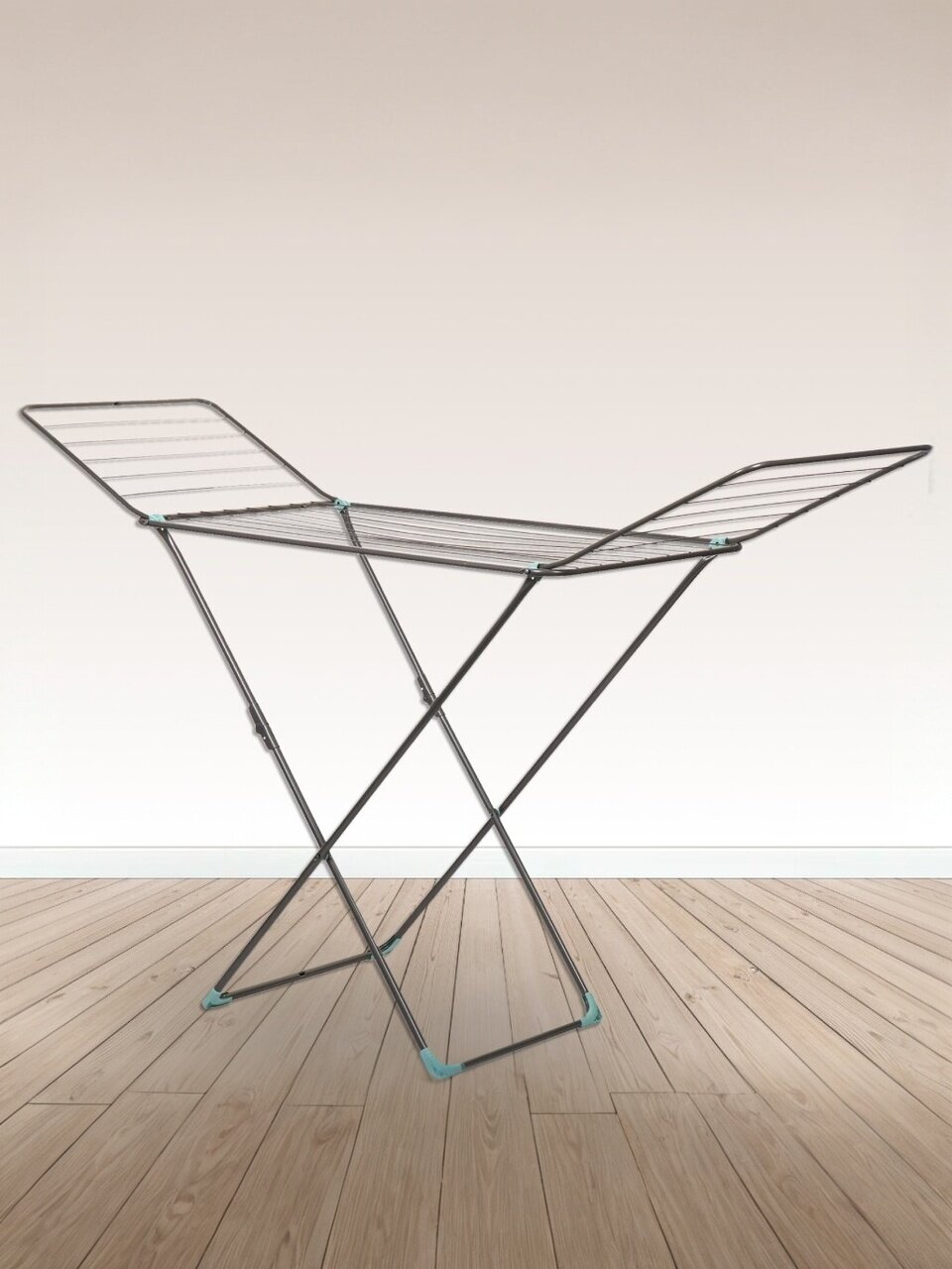 Сушилка для белья напольная, полотно 20 м, 189х53.5х114 см, складная, 22 прута, 17 кг, серебряная, Nika, СБ2