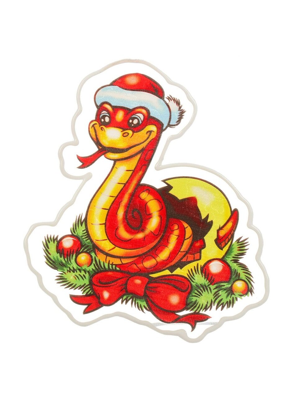 Наклейка на стекло 25х20 см, Символ года 2025, SYBXT-A2924109