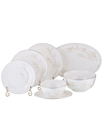 Сервиз столовый фарфор, 23 предмета, на 6 персон, Медиссон, 440-081