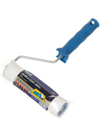 Валик малярный Акор, Евро Велюр, полиэстер, 180 мм, с бюгелем, 222 35 618