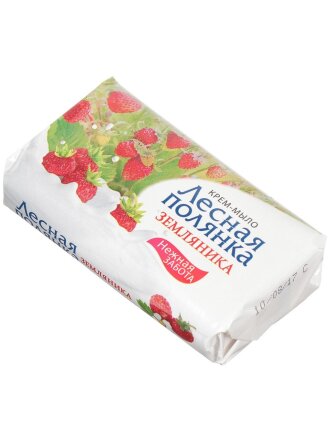 Мыло Лесная полянка, Земляника, 90 г