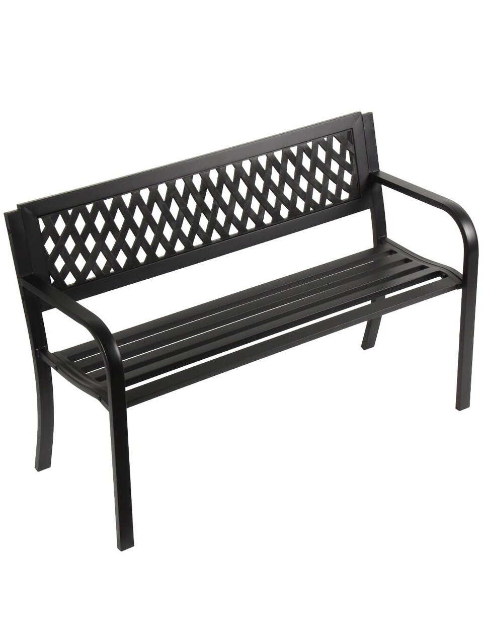 Скамейка металл, ПВХ, 118х50х75 см, Вояж, C010100